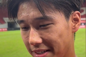 程晟涵:第一次在国家队进球非常兴奋,赵松源打进两球太牛了