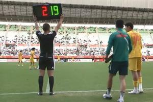 U23国足用完换人次数,第86分钟拜合拉木换下胡荷韬