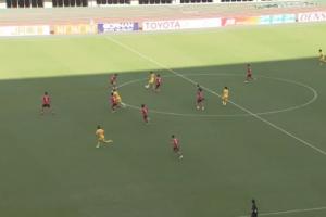 精彩配合!王钰栋单刀破门+马竞战舞庆祝,U23国足1-0领先韩国