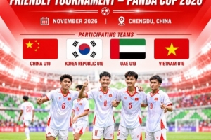 博主:越南U19队11月将参加熊猫杯,对阵中国、韩国、阿联酋