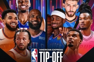 NBA官方:揭幕夜创历史收视纪录 费尼大战平均收视人数达771万!